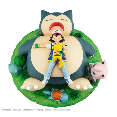 G.E.M. Series Pokemon Sleeping with Snorlaxㅤ – MegaHouse – ActionFigureBrasil — embalagem