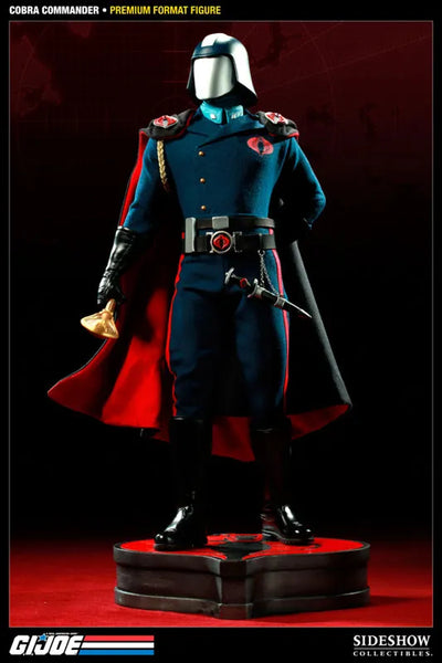 G.I. Joe 1/4 Scale Premium Figure Cobra Commanderㅤ – Sideshow Collectibles – ActionFigureBrasil