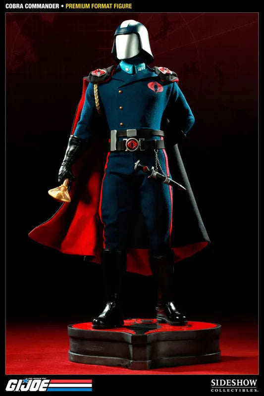 G.I. Joe 1/4 Scale Premium Figure Cobra Commanderㅤ – Sideshow Collectibles – ActionFigureBrasil