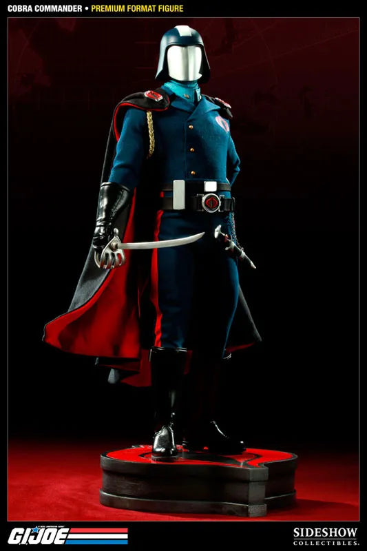 G.I. Joe 1/4 Scale Premium Figure Cobra Commanderㅤ – Sideshow Collectibles – ActionFigureBrasil