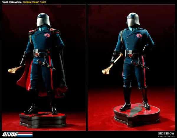 G.I. Joe 1/4 Scale Premium Figure Cobra Commanderㅤ – Sideshow Collectibles – ActionFigureBrasil