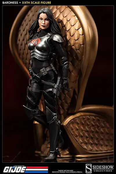 G.I. Joe 12 Inch Action Figure Baronessㅤ – Sideshow Collectibles – ActionFigureBrasil