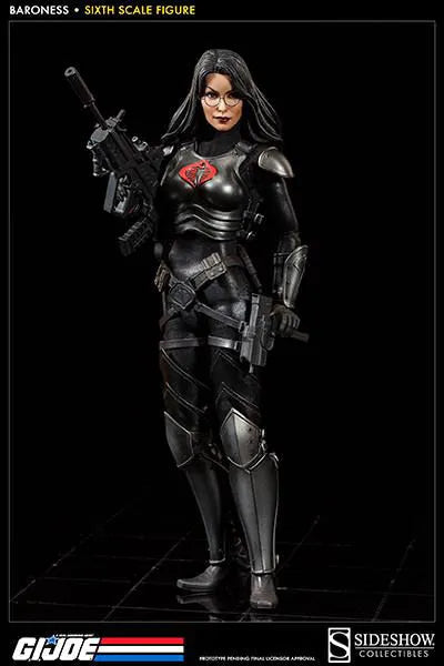 G.I. Joe 12 Inch Action Figure Baronessㅤ – Sideshow Collectibles – ActionFigureBrasil