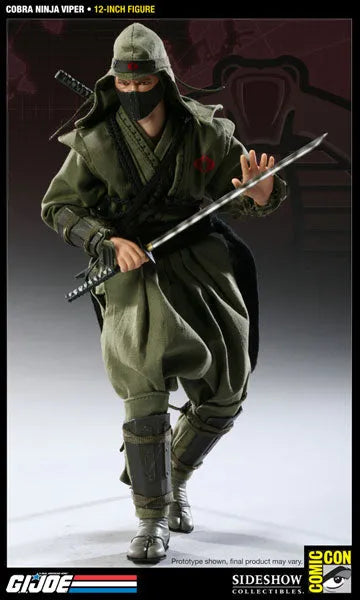 G.I. Joe 12 Inch Action Figure: Cobra Ninja Viper (SDCC Exclusive)ㅤ – Sideshow Collectibles – ActionFigureBrasil