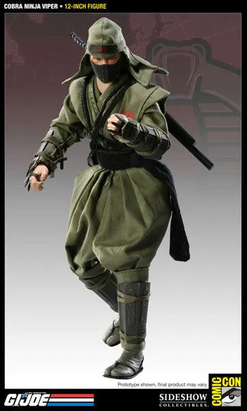 G.I. Joe 12 Inch Action Figure: Cobra Ninja Viper (SDCC Exclusive)ㅤ – Sideshow Collectibles – ActionFigureBrasil