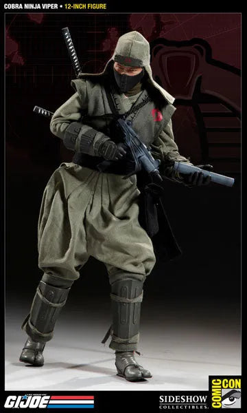 G.I. Joe 12 Inch Action Figure: Cobra Ninja Viper (SDCC Exclusive)ㅤ – Sideshow Collectibles – ActionFigureBrasil