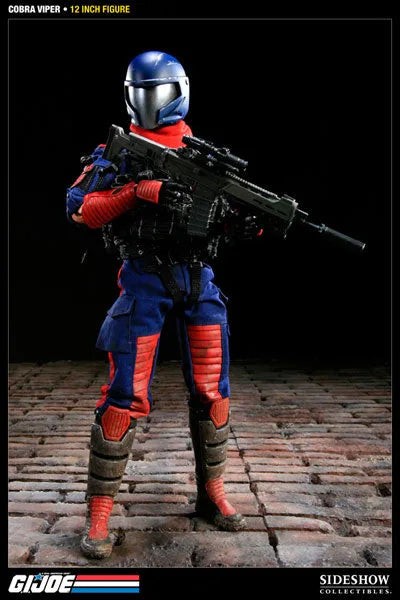 G.I.JOE - 12 Inch Action Figure: Cobra Viper (Regular Edition)ㅤ – Sideshow Collectibles – ActionFigureBrasil