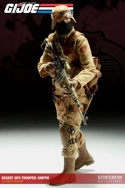 G.I.JOE - 12 Inch Action Figure: Desert Ops Trooper Sniperㅤ – Sideshow Collectibles – ActionFigureBrasil