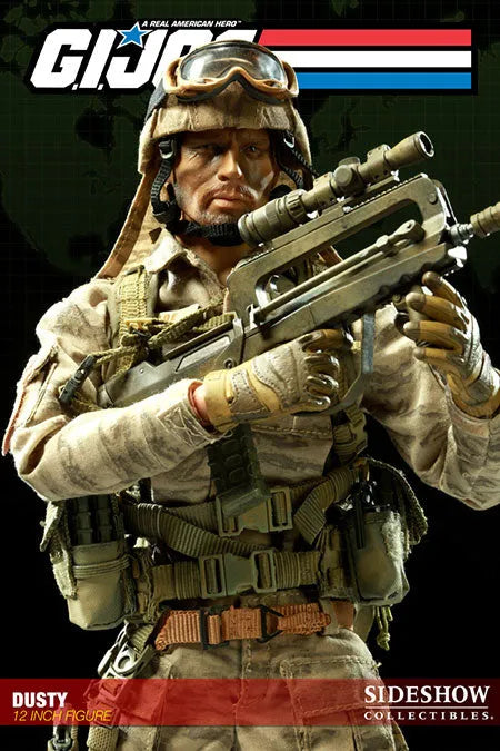 G.I.JOE - 12 Inch Action Figure: Dustyㅤ – Sideshow Collectibles – ActionFigureBrasil