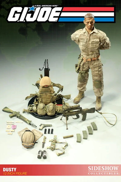 G.I.JOE - 12 Inch Action Figure: Dustyㅤ – Sideshow Collectibles – ActionFigureBrasil — detalhe do produto