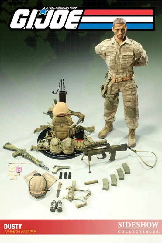 G.I.JOE - 12 Inch Action Figure: Dustyㅤ – Sideshow Collectibles – ActionFigureBrasil