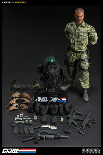 G.I. Joe 12 Inch Action Figure Stalkerㅤ – Sideshow Collectibles – ActionFigureBrasil — embalagem