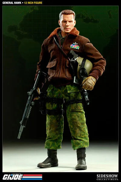 G.I.JOE - 12 Inch Action Figures: General Hawkㅤ – Sideshow Collectibles – ActionFigureBrasil