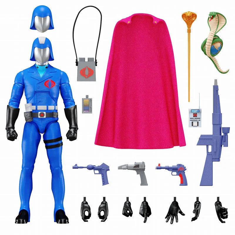 G.I. Joe / Cobra Commander Ultimate 8 Inch Action Figureㅤ – Super7 – ActionFigureBrasil