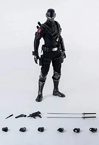 G.I. Joe - Snake Eyes - 1/6 (threezero)ㅤ – ThreeZero – ActionFigureBrasil — com base expositora