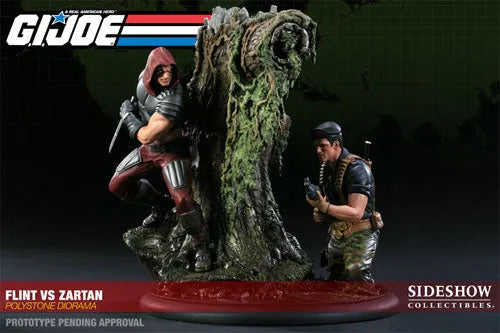 G.I.JOE - Versus Diorama Statue: Flint VS Zartanㅤ – Sideshow Collectibles – ActionFigureBrasil