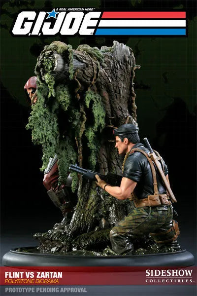 G.I.JOE - Versus Diorama Statue: Flint VS Zartanㅤ – Sideshow Collectibles – ActionFigureBrasil