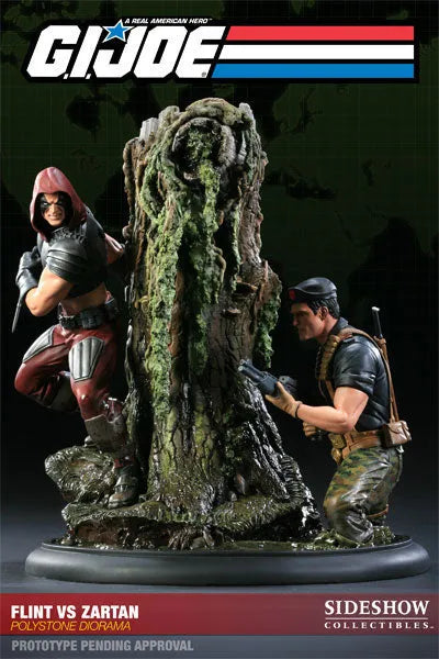 G.I.JOE - Versus Diorama Statue: Flint VS Zartanㅤ – Sideshow Collectibles – ActionFigureBrasil