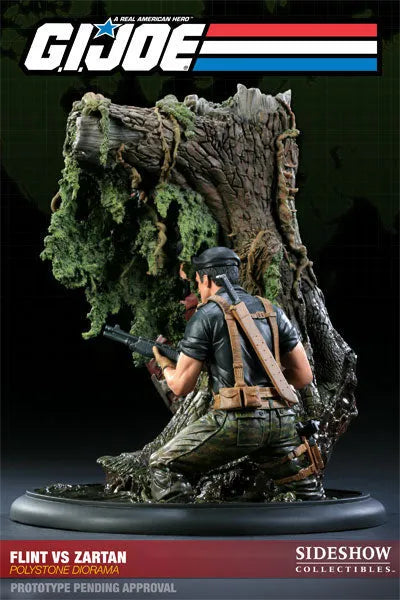 G.I.JOE - Versus Diorama Statue: Flint VS Zartanㅤ – Sideshow Collectibles – ActionFigureBrasil