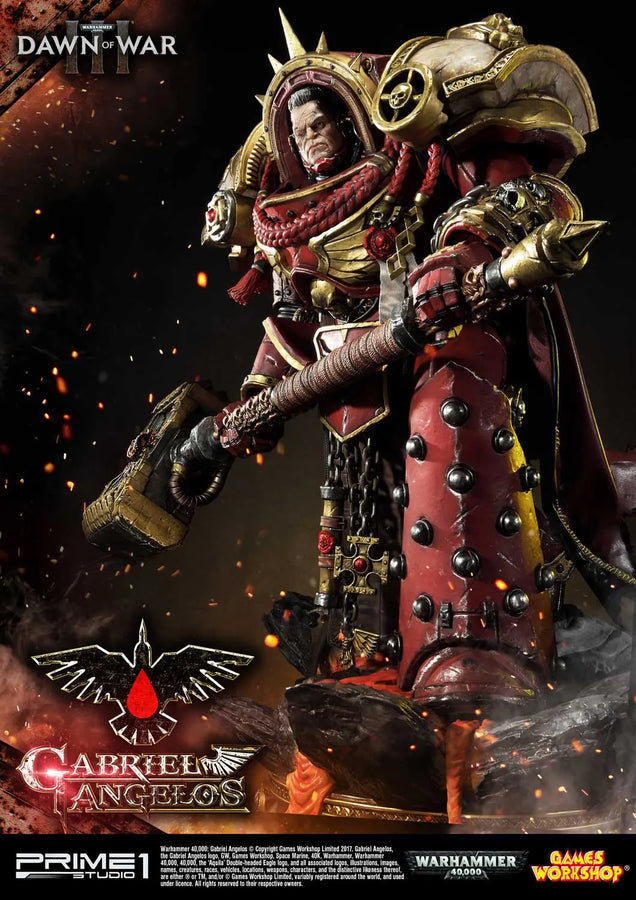 Gabriel Angelos (Exclusive Version) Warhammer 40,000: Dawn of War III – Prime1Studio – ActionFigure Brasil