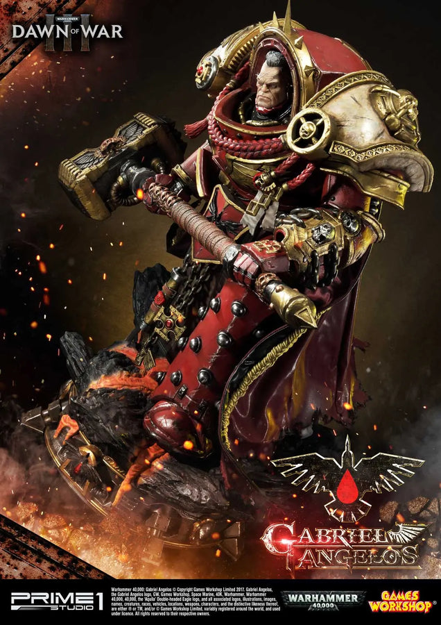 Gabriel Angelos (Exclusive Version) Warhammer 40,000: Dawn of War III – Prime1Studio – ActionFigure Brasil