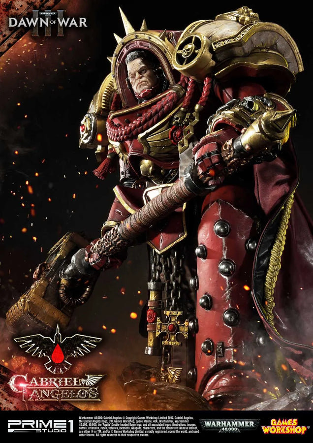 Gabriel Angelos (Exclusive Version) Warhammer 40,000: Dawn of War III – Prime1Studio – ActionFigure Brasil