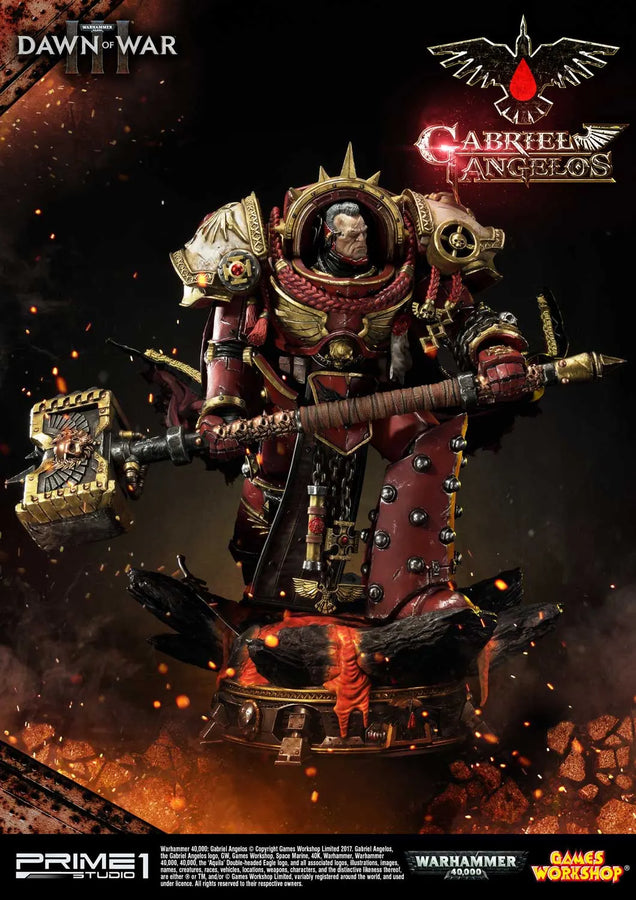 Gabriel Angelos (Exclusive Version) Warhammer 40,000: Dawn of War III – Prime1Studio – ActionFigure Brasil