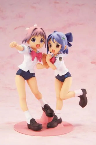 Gakuen Utopia Manabi Straight! - Inamori Mika - Amamiya Manami - Navy School Swimsuitㅤ – Toy's Works – ActionFigureBrasil