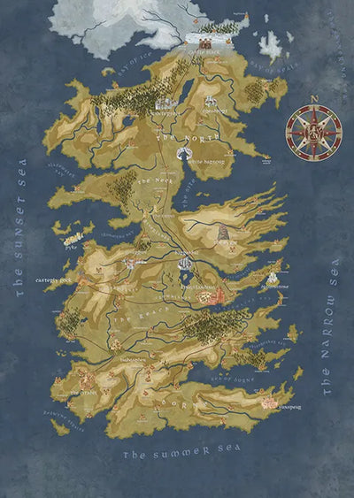 Game of Thrones: Cersei Lannister Westeros Map – Dark Horse Comics – ActionFigure Brasil — ângulo diferente