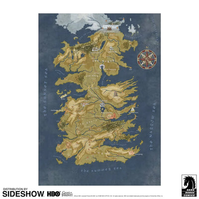 Game of Thrones: Cersei Lannister Westeros Map – Dark Horse Comics – ActionFigure Brasil — embalagem