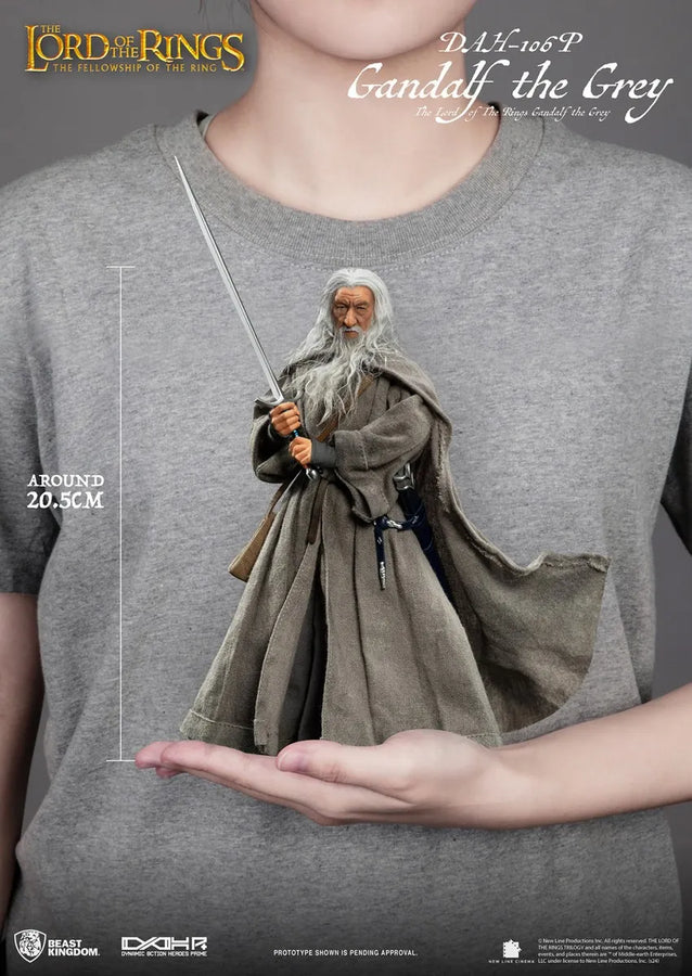 Gandalf the Grey - LIMITED EDITION: 3000 – Beast Kingdom – ActionFigure Brasil