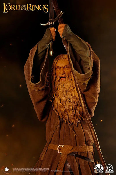 Gandalf the Grey (Premium Edition) - LIMITED EDITION: 250 (Premium Edition) – Infinity Studio X Penguin Toys – ActionFigure Brasil — embalagem