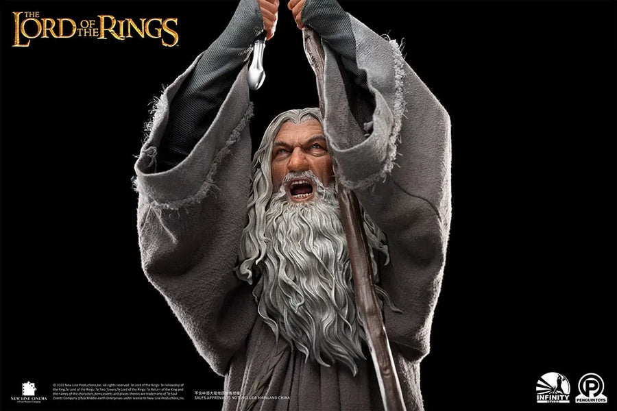 Gandalf the Grey (Premium Edition) - LIMITED EDITION: 250 (Premium Edition) – Infinity Studio X Penguin Toys – ActionFigure Brasil