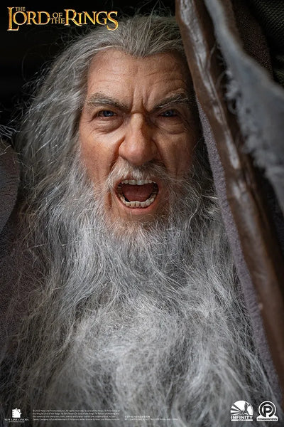 Gandalf the Grey (Ultimate Edition) - LIMITED EDITION: 250 (Ultimate Edition) – Infinity Studio X Penguin Toys – ActionFigure Brasil — com base expositora