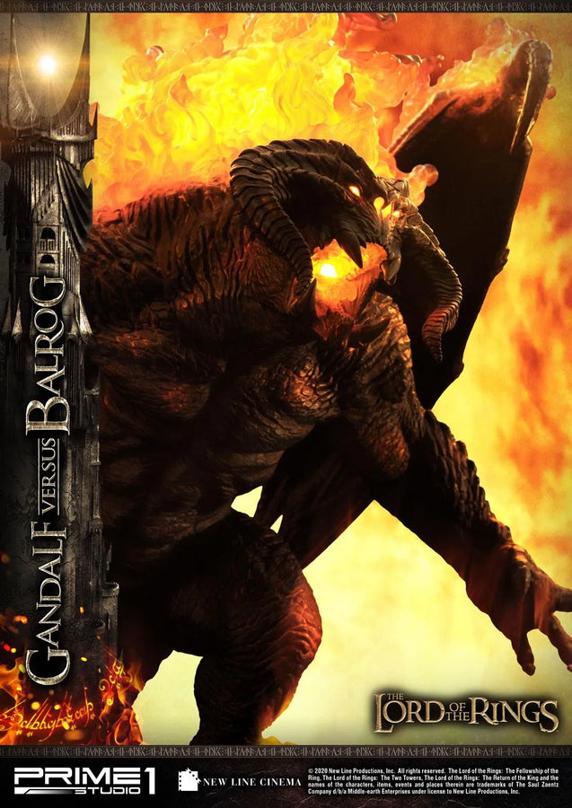 Gandalf Versus Balrog (Exclusive Version) The Lord of the Rings (Film) – Prime1Studio – ActionFigure Brasil
