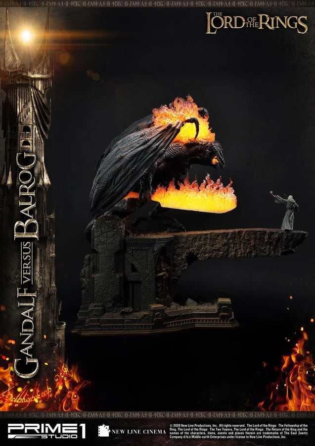 Gandalf Versus Balrog (Exclusive Version) The Lord of the Rings (Film) – Prime1Studio – ActionFigure Brasil