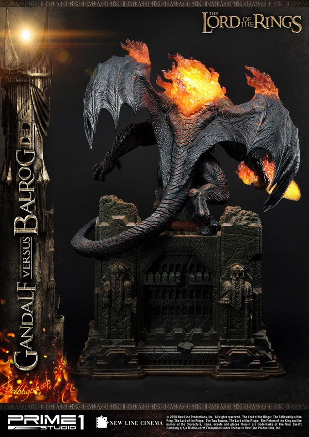 Gandalf Versus Balrog (Exclusive Version) The Lord of the Rings (Film) – Prime1Studio – ActionFigure Brasil