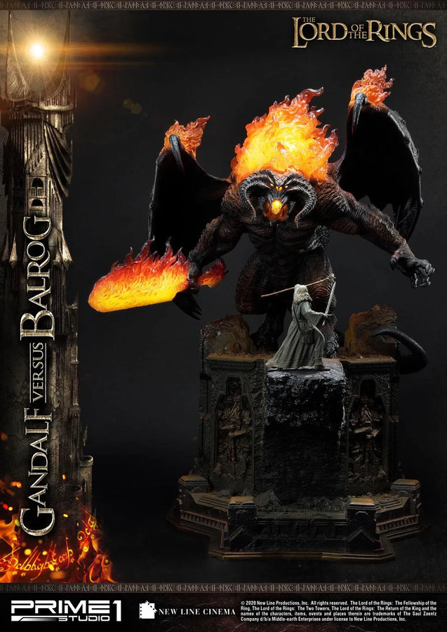 Gandalf Versus Balrog (Exclusive Version) The Lord of the Rings (Film) – Prime1Studio – ActionFigure Brasil