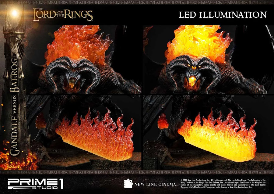 Gandalf Versus Balrog (Regular Version) The Lord of the Rings (Film) – Prime1Studio – ActionFigure Brasil