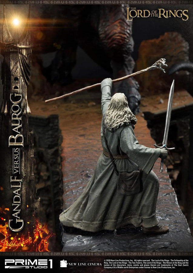 Gandalf Versus Balrog (Regular Version) The Lord of the Rings (Film) – Prime1Studio – ActionFigure Brasil