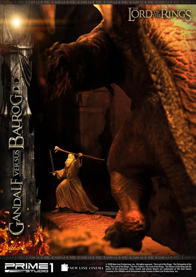 Gandalf Versus Balrog (Regular Version) The Lord of the Rings (Film) – Prime1Studio – ActionFigure Brasil