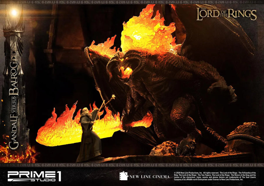 Gandalf Versus Balrog (Regular Version) The Lord of the Rings (Film) – Prime1Studio – ActionFigure Brasil