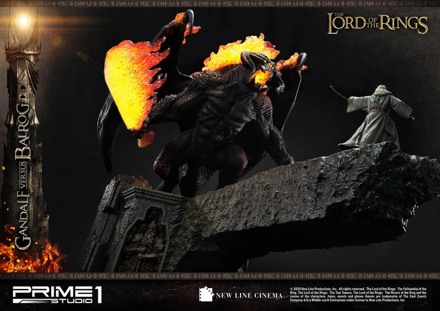 Gandalf Versus Balrog (Regular Version) The Lord of the Rings (Film) – Prime1Studio – ActionFigure Brasil