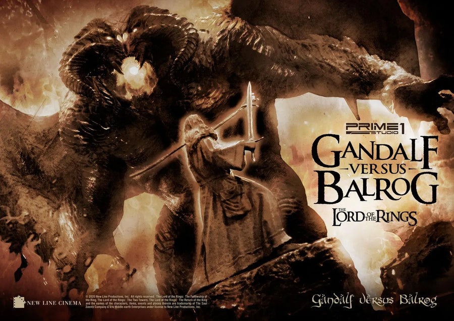 Gandalf Versus Balrog (Regular Version) The Lord of the Rings (Film) – Prime1Studio – ActionFigure Brasil