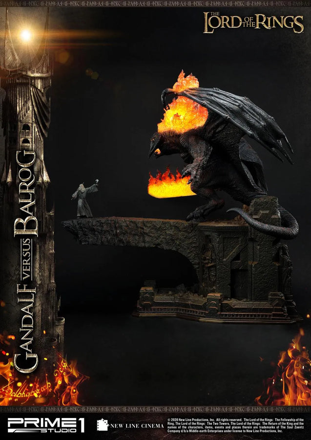 Gandalf Versus Balrog (Regular Version) The Lord of the Rings (Film) – Prime1Studio – ActionFigure Brasil
