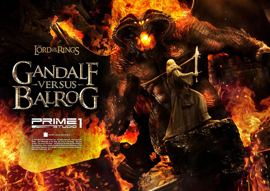 Gandalf Versus Balrog (Regular Version) The Lord of the Rings (Film) – Prime1Studio – ActionFigure Brasil