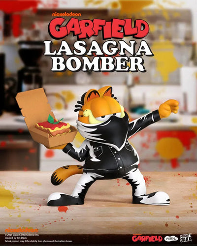 Garfield / Lasagna Bomber by Ndikol 7 Inch Vinyl Art Statueㅤ – Mighty Jaxx – ActionFigureBrasil