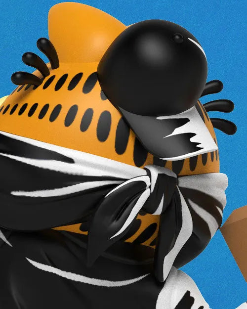 Garfield / Lasagna Bomber by Ndikol 7 Inch Vinyl Art Statueㅤ – Mighty Jaxx – ActionFigureBrasil
