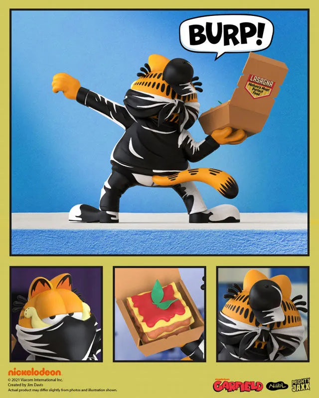 Garfield / Lasagna Bomber by Ndikol 7 Inch Vinyl Art Statueㅤ – Mighty Jaxx – ActionFigureBrasil