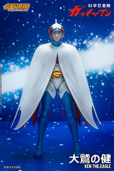 Gatchaman Action Figure G-1 Ken the Eagleㅤ – Storm Collectibles – ActionFigureBrasil